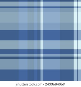 Tejido vectorial de textura de calidad, patrón de desvanecimiento textil de verificación. Fondo de tartán sin costuras Punk a cuadros en color azul y pastel.
