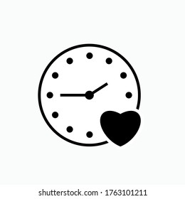 Quality Time Icon. UI Symbol - Vector.