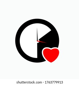 Icono de tiempo de calidad. Símbolo de interfaz de usuario - Vector.