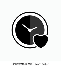 Quality Time Icon. UI Symbol - Vector.