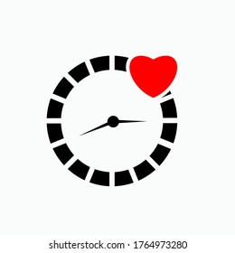 Quality Time Icon. UI Symbol - Vector.