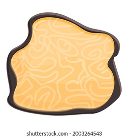 Quality truffle icon cartoon vector. Fungi truffle. Cooking mushroom