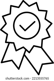 Quality vector icon. Award in modern design style for web site and mobile app.eps
