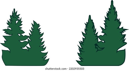 Quality Vector and Illustration of Grass (Bushes)