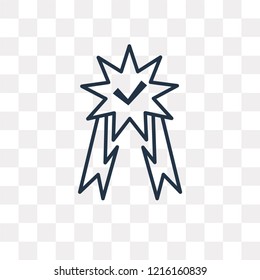 Quality vector outline icon isolated on transparent background, high quality linear Quality transparency concept can be used web and mobile
