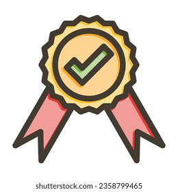 Quality Vector Thick Line Filled Colors Icon For Personal And Commercial Use.
