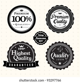 Quality Vintage Label Template Collection