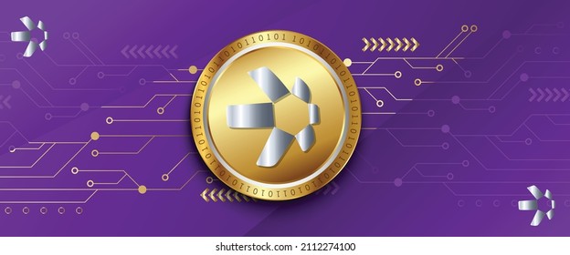 vector quantum 1 net q1s digital crypto-currency logo