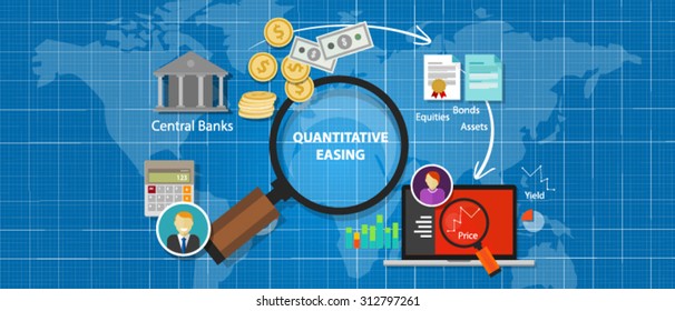 flexibilização quantitativa conceito financeiro estímulo monetário econômico