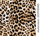 QUANTITY PATTERN FROM LEOPARD SKIN SUITABLE FOR TEXTILE