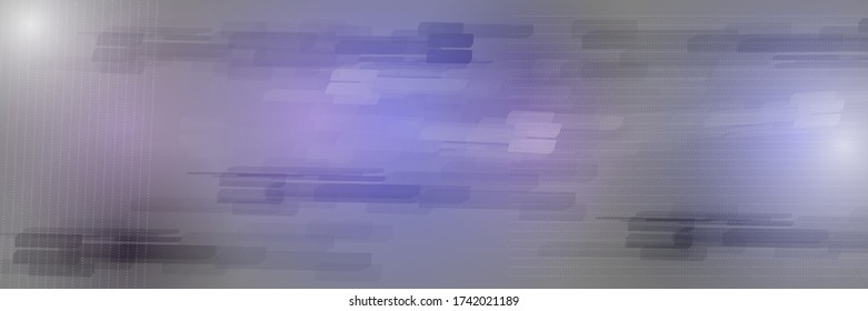 Quantum computer technology concept.  Big data algorithms visualization for business, science, technology. Quantum vector illustration
