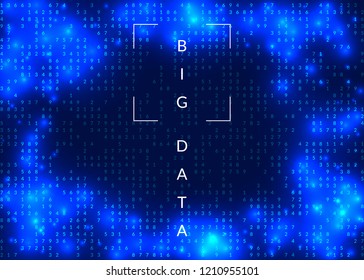 Quantum computing background. Technology for big data, visualization, artificial intelligence and deep learning. Design template for computing concept. Geometric quantum computing backdrop.