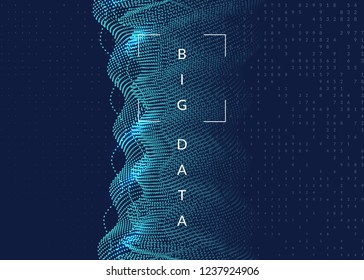 Quantum computing background. Technology for big data, visualization, artificial intelligence and deep learning. Design template for cloud concept. Abstract quantum computing backdrop.