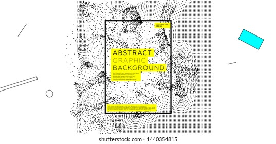 Quantum computing, deep learning artificial intelligence, signal cryptography infographic vector illustrations. Big data algorithms visualization for business, science presentations, posters, covers
