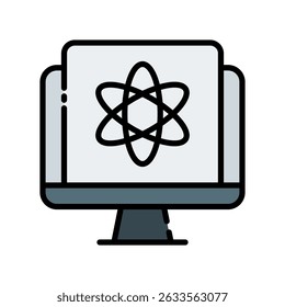 Quantum Computing Vector Design for Ultra-Fast Processors and Future Logic. Smart chip icon, next-gen technology concept