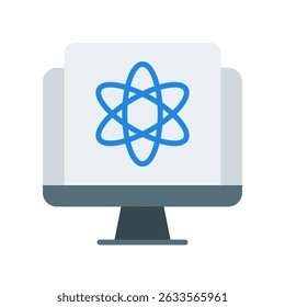 Quantum Computing Vector Design for Ultra-Fast Processors and Future Logic. Smart chip icon, next-gen technology concept