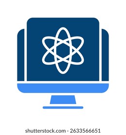 Quantum Computing Vector Design for Ultra-Fast Processors and Future Logic. Smart chip icon, next-gen technology concept