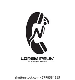 Quantum Ear logo features a clever integration of a stylized human ear profile into a sleek, curved silhouette, perfect for audio technology, communication platforms, or sound engineering firms aiming to represent clarity, innovation, and attentive digital connection through a minimalist, clean, and professional modern brand identity.