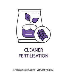 Icono de fertilización mejorada cuántica con trazo editable.