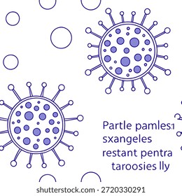 Concepto de diagnóstico enredado cuántico como acercamiento extremo de partículas enredadas cuánticas utilizadas para el diagnóstico remoto instantáneo del VIH. La cámara muestra la conexión perfecta entre las muestras de pacientes y los laboratorios centrales. en Photo Stock Concept, espacio de copia para publicidad o Anuncio con Photo Realistic como detalle de alta calidad --ar 7:2 --tile