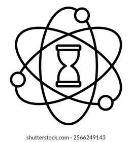 Quantum Era Icon Element For Design