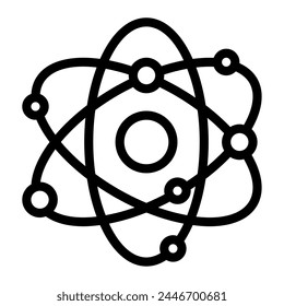 Quantum Future things icon illustration