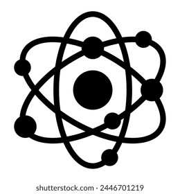 Quantum Future things icon illustration