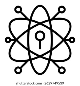 Elemento De Ícone Quantum Para Design