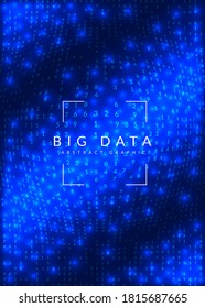 Quantum innovation computer. Digital technology. Artificial intelligence, deep learning and big data concept. Tech visual for industry template. Partical quantum innovation computer backdrop.