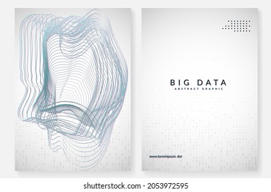 Quantum innovation computer. Digital technology. Artificial intelligence, deep learning and big data concept. Tech visual for interface template. Modern quantum innovation computer backdrop.