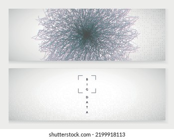 Quantum innovation computer. Digital technology. Artificial intelligence, deep learning and big data concept. Tech visual for system template. Industrial quantum innovation computer backdrop.