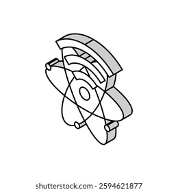 quantum internet future technology isometric icon vector. quantum internet future technology sign. isolated symbol illustration
