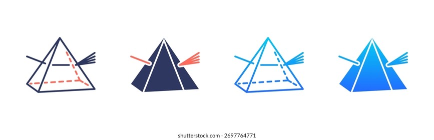 Pacote De Ícones Do Quantum Optics Em Vários Estilos