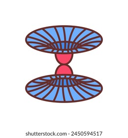 Quantum Physics  icon in vector. Logotype
