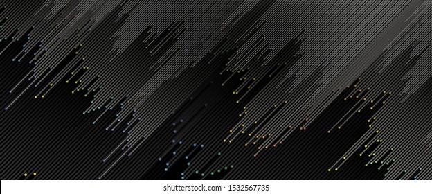 
Quantum processing. Deep learning artificial intelligence. Future new technology  for business or science presentation. Vector background

