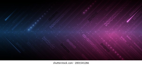 Quantum processing. Deep learning artificial intelligence. Future new technology  for business or science presentation
