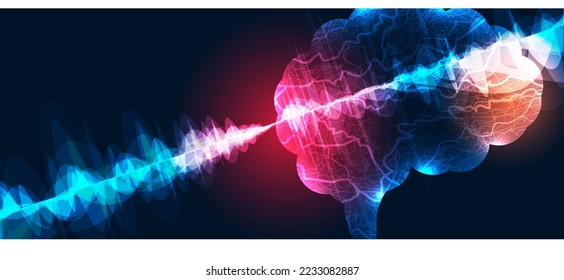 Quantum processing. Deep learning artificial intelligence. Future new technology  for business or science presentation