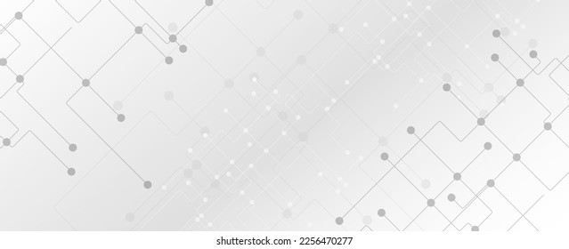 Quantum processing. Deep learning artificial intelligence. Future new technology  for business or science presentation