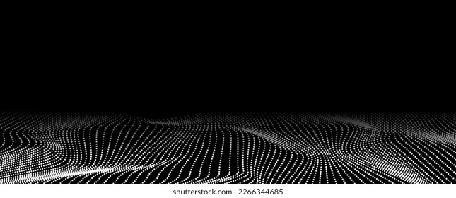 Quantum processing. Deep learning artificial intelligence. Future new technology  for business or science presentation. Vector background
