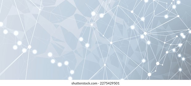 Quantum processing. Deep learning artificial intelligence. Future new technology  for business or science presentation. Vector background