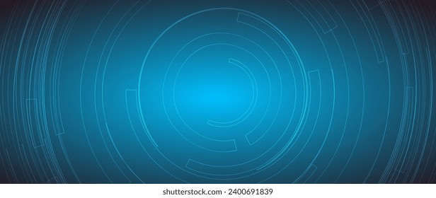 Quantum processing. Deep learning artificial intelligence. Future new technology  for business or science presentation. Vector handmade