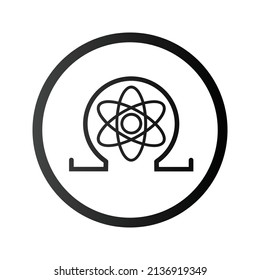 Quantum Resistant Ledger Cryptocurrency coin icon. QRL coin symbol. Cryptocurrency vector icon. Flat Vector illustration - Vector