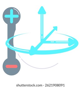 Quantum State icon represented by Quantum State symbol Flat style.