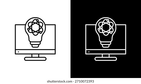 Design des Quantum Think White Symbolsatzes