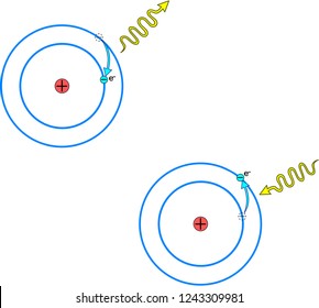 Quantum transitions in atoms