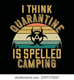Quarantine elements, vector, typhography file