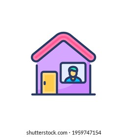 Quarantine icon in vector. Logotype