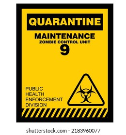 quarantine maintenance, posterand banner vector