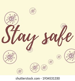 Quarantine Pastel Test Pink Asian Flue Pandemic Text Wallpaper. Yellow Coronavirus Take Care Virus Dark Danger Sign Stop Covid Backdrop. Sick Epidemic Red Covid-19 Stay Safe Healthcare Illustration.