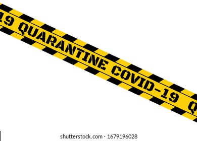 Quarantine and and social distancing concept. Stay home. COVID-19 coronavirus. Template for background, banner, poster with text inscription. Vector EPS10 illustration